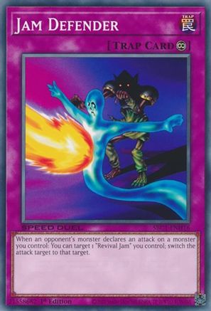 Jam Defender (SBC1-ENH16) - Common - 1st Edition - Speed Duel: Streets of Battle City