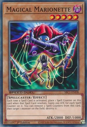 Magical Marionette (SBC1-ENI08) - Common - 1st Edition - Speed Duel: Streets of Battle City