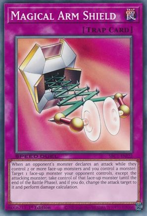 Magical Arm Shield (SBC1-ENI22) - Common - 1st Edition - Speed Duel: Streets of Battle City
