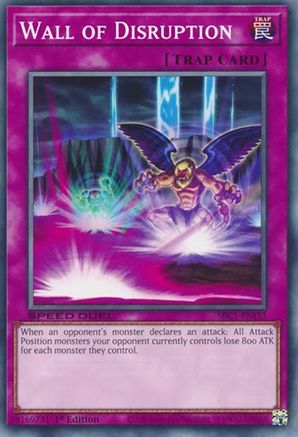 Wall of Disruption (SBC1-ENI33) - Common - 1st Edition - Speed Duel: Streets of Battle City