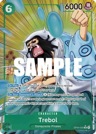 Trebol (Alternate Art) (OP04-030) - Foil Rare - Kingdoms of Intrigue