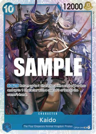 Kaido (OP04-044) - Foil Super Rare - Kingdoms of Intrigue