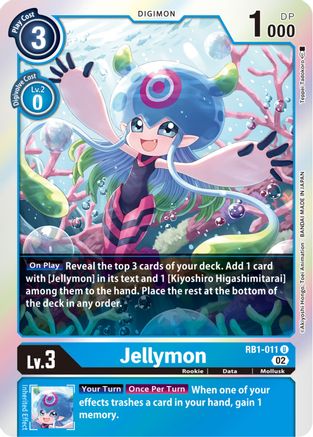Jellymon (RB1-011) Foil Uncommon - Resurgence Booster