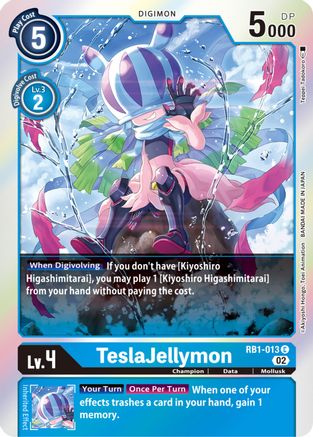 TeslaJellymon (RB1-013) Foil Common - Resurgence Booster