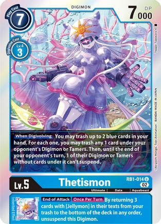 Thetismon (RB1-014) Foil Uncommon - Resurgence Booster