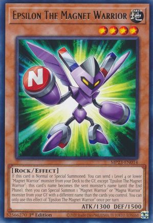Epsilon The Magnet Warrior (MP23-EN014) - Rare - 25th Anniversary Tin: Dueling Heroes Mega Pack