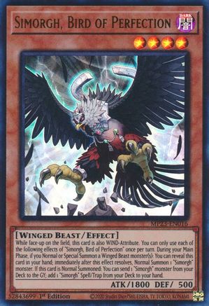 Simorgh, Bird of Perfection (MP23-EN016) - Ultra Rare - 25th Anniversary Tin: Dueling Heroes Mega Pack