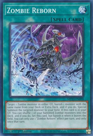 Zombie Reborn (MP23-EN098) - Common - 25th Anniversary Tin: Dueling Heroes Mega Pack