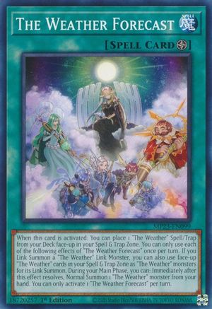 The Weather Forecast (MP23-EN099) - Common - 1st Edition - 25th Anniversary Tin: Dueling Heroes Mega Pack