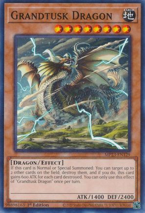Grandtusk Dragon (MP23-EN129) - Common - 1st Edition - 25th Anniversary Tin: Dueling Heroes Mega Pack
