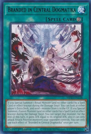 Branded in Central Dogmatika (MP23-EN138) - Rare - 25th Anniversary Tin: Dueling Heroes Mega Pack