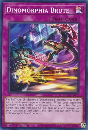 Dinomorphia Brute (MP23-EN039) - Common - 1st Edition - 25th Anniversary Tin: Dueling Heroes Mega Pack