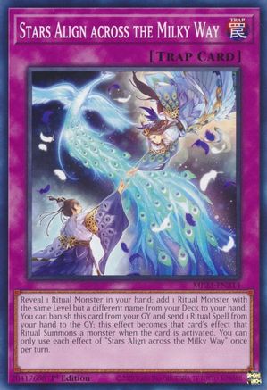 Stars Align across the Milky Way (MP23-EN214) - Common - 1st Edition - 25th Anniversary Tin: Dueling Heroes Mega Pack
