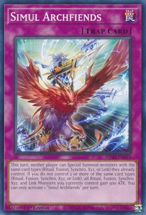 Simul Archfiends (MP23-EN213) - Common - 25th Anniversary Tin: Dueling Heroes Mega Pack