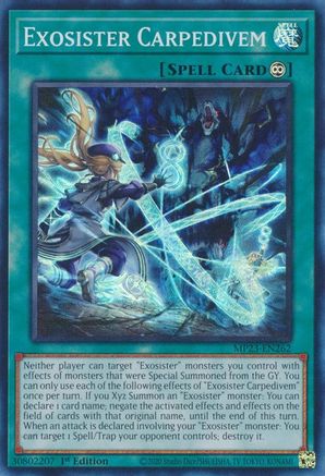 Exosister Carpedivem (MP23-EN262) - Super Rare - 25th Anniversary Tin: Dueling Heroes Mega Pack