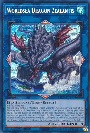 Worldsea Dragon Zealantis (MP23-EN193) - Prismatic Secret Rare - 1st Edition - 25th Anniversary Tin: Dueling Heroes Mega Pack