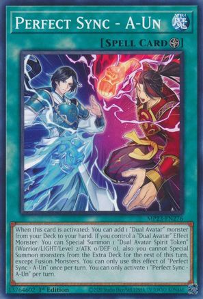 Perfect Sync - A-Un (MP23-EN276) - Common - 1st Edition - 25th Anniversary Tin: Dueling Heroes Mega Pack