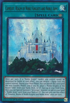 Camelot, Realm of Noble Knights and Noble Arms (MP23-EN281) - Ultra Rare - 25th Anniversary Tin: Dueling Heroes Mega Pack