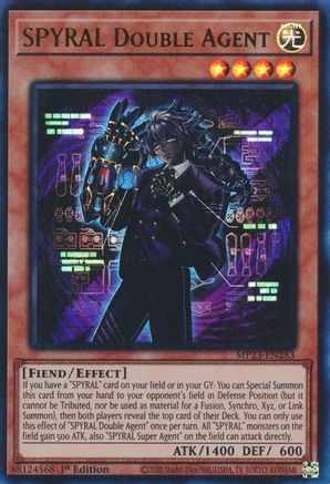 SPYRAL Double Agent (MP23-EN283) - Ultra Rare - 25th Anniversary Tin: Dueling Heroes Mega Pack