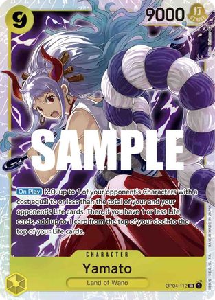 Yamato (OP04-112) - Foil Super Rare - Kingdoms of Intrigue