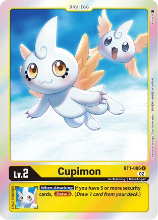 Cupimon (Resurgence Booster Reprint) (BT1-006) Foil Rare - Resurgence Booster