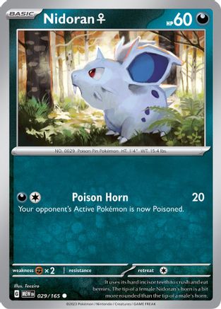 Nidoran F 29  - Common - SV: Scarlet & Violet 151