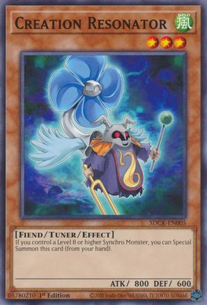 Creation Resonator (SDCK-EN005) - Common - 1st Edition - Structure Deck: The Crimson King