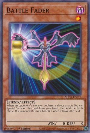 Battle Fader (SDCK-EN010) - Common - Structure Deck: The Crimson King