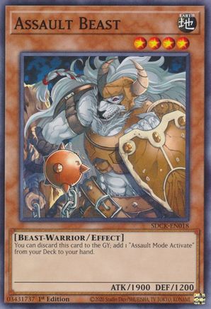 Assault Beast (SDCK-EN018) - Common - Structure Deck: The Crimson King