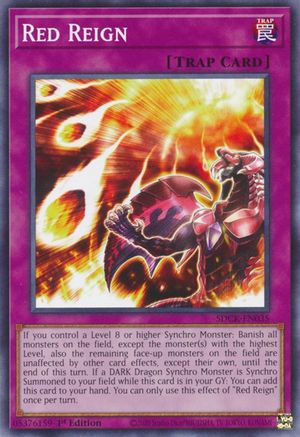 Red Reign (SDCK-EN035) - Common - 1st Edition - Structure Deck: The Crimson King