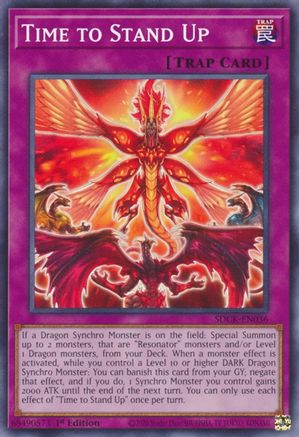 Time to Stand Up (SDCK-EN036) - Common - Structure Deck: The Crimson King