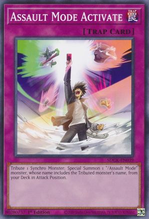 Assault Mode Activate (SDCK-EN039) - Common - Structure Deck: The Crimson King