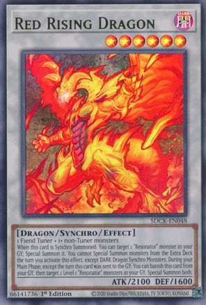 Red Rising Dragon (SDCK-EN048) - Ultra Rare - 1st Edition - Structure Deck: The Crimson King