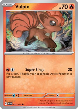 Vulpix 37  - Common - SV: Scarlet & Violet 151
