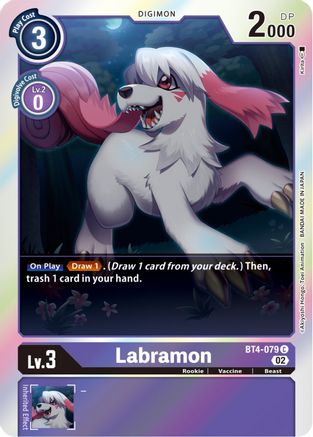Labramon (Resurgence Booster Reprint) (BT4-079) Foil Common - Resurgence Booster