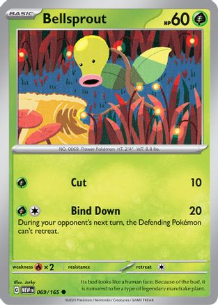 Bellsprout 69  - Common - SV: Scarlet & Violet 151
