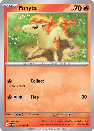 Ponyta 77  - Common - SV: Scarlet & Violet 151