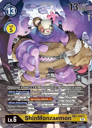 ShinMonzaemon (Textured Alternate Art) (RB1-019) Foil Super Rare - Resurgence Booster