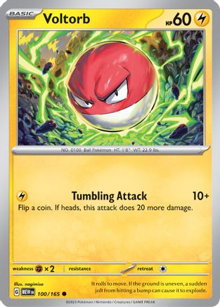 Voltorb 100  - Common - SV: Scarlet & Violet 151