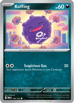 Koffing 109  - Common - SV: Scarlet & Violet 151