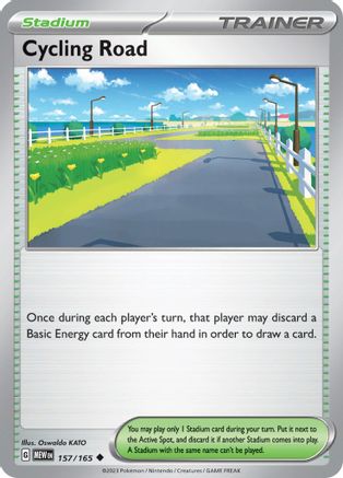 Cycling Road 157  - Uncommon - SV: Scarlet & Violet 151