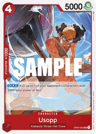 Usopp (OP04-003) - Normal Uncommon - Kingdoms of Intrigue