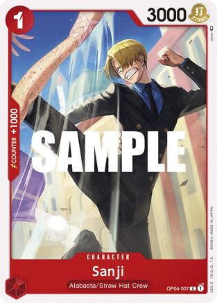 Sanji (007) (OP04-007) - Normal Common - Kingdoms of Intrigue