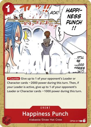 Happiness Punch (OP04-017) - Normal Common - Kingdoms of Intrigue