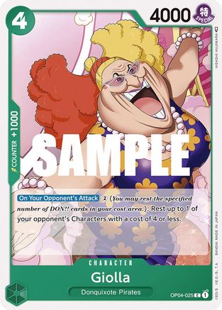 Giolla (OP04-025) - Normal Common - Kingdoms of Intrigue