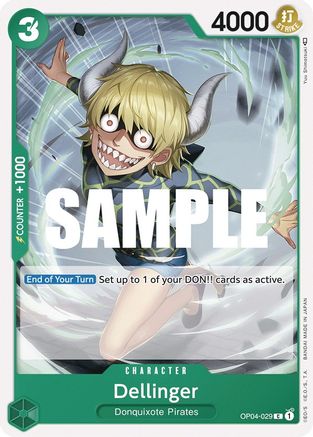 Dellinger (OP04-029) - Normal Common - Kingdoms of Intrigue