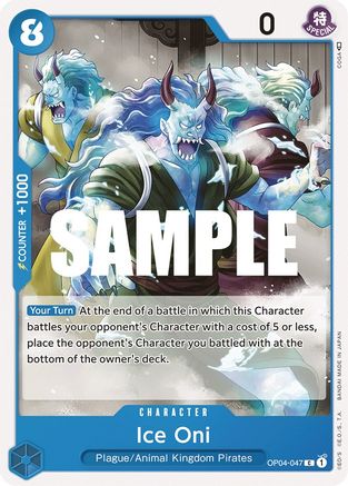Ice Oni (OP04-047) - Normal Common - Kingdoms of Intrigue