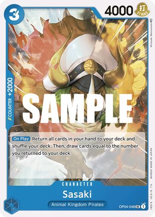 Sasaki (OP04-048) - Normal Uncommon - Kingdoms of Intrigue
