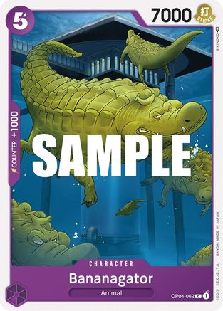 Bananagator (OP04-062) - Normal Common - Kingdoms of Intrigue