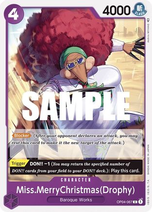 Miss.MerryChristmas(Drophy) (OP04-067) - Normal Common - Kingdoms of Intrigue